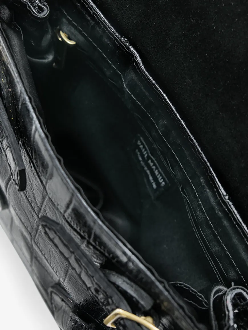 Colette XS Alligator - Noir De Jais