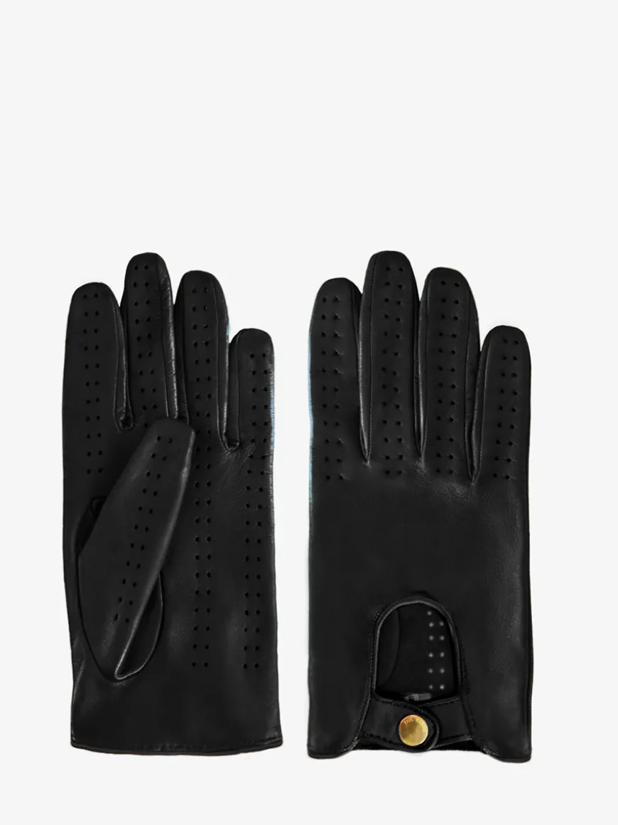 Gants Pilote Femme - Noir