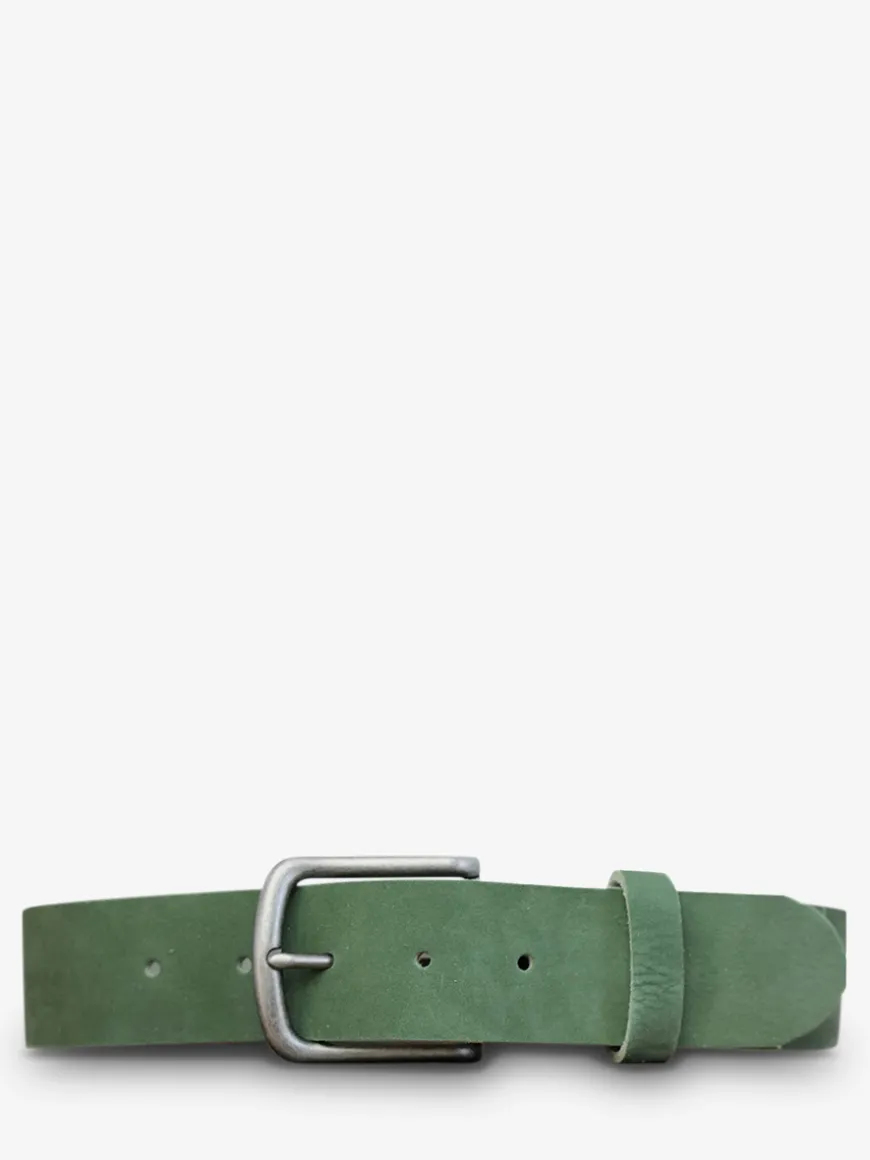 LaCeinture Magnifique Nubuck - 40mm - Vert Amande