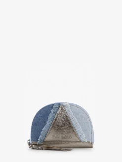 LePortefeuille Manon - Denim / Acier